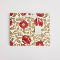 Hand Block Printed Gift Bags Medium | Scarlet